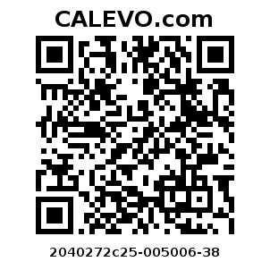 Calevo.com Preisschild 2040272c25-005006-38