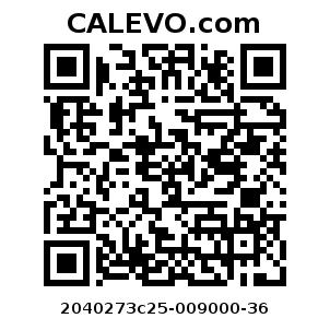 Calevo.com Preisschild 2040273c25-009000-36