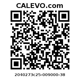 Calevo.com Preisschild 2040273c25-009000-38