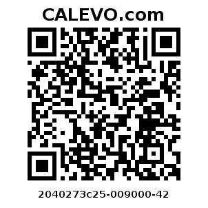 Calevo.com Preisschild 2040273c25-009000-42