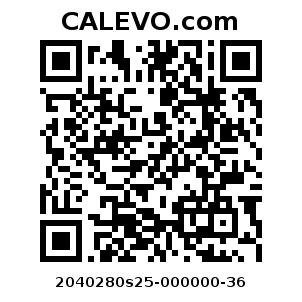 Calevo.com Preisschild 2040280s25-000000-36