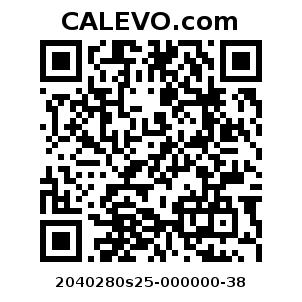 Calevo.com Preisschild 2040280s25-000000-38