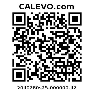 Calevo.com Preisschild 2040280s25-000000-42