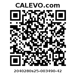 Calevo.com Preisschild 2040280s25-003490-42