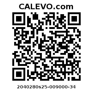 Calevo.com Preisschild 2040280s25-009000-34