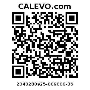 Calevo.com Preisschild 2040280s25-009000-36