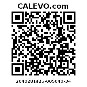 Calevo.com Preisschild 2040281s25-005040-34