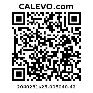 Calevo.com Preisschild 2040281s25-005040-42