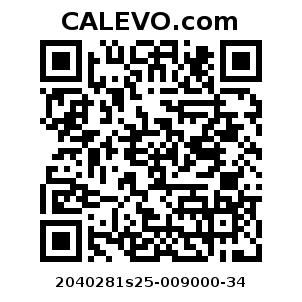 Calevo.com Preisschild 2040281s25-009000-34