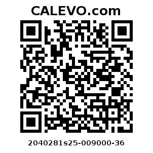 Calevo.com Preisschild 2040281s25-009000-36