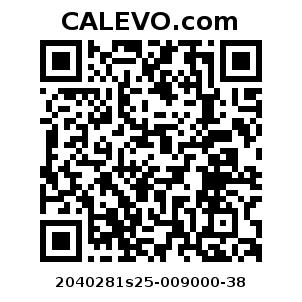 Calevo.com Preisschild 2040281s25-009000-38