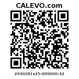 Calevo.com Preisschild 2040281s25-009000-42