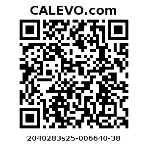 Calevo.com Preisschild 2040283s25-006640-38