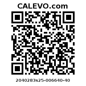 Calevo.com Preisschild 2040283s25-006640-40