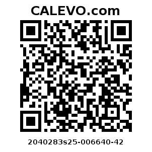 Calevo.com Preisschild 2040283s25-006640-42