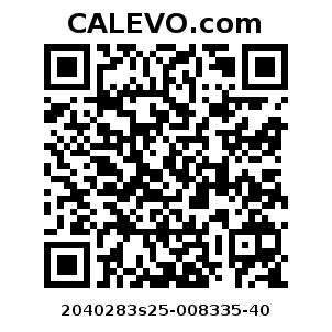 Calevo.com Preisschild 2040283s25-008335-40