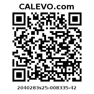 Calevo.com Preisschild 2040283s25-008335-42