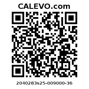 Calevo.com Preisschild 2040283s25-009000-36