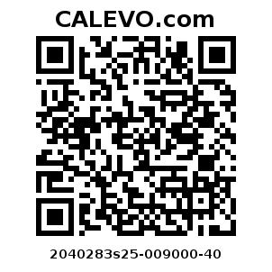 Calevo.com Preisschild 2040283s25-009000-40