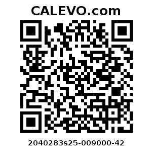 Calevo.com Preisschild 2040283s25-009000-42