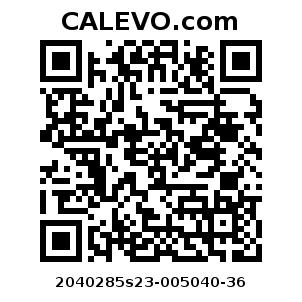 Calevo.com Preisschild 2040285s23-005040-36