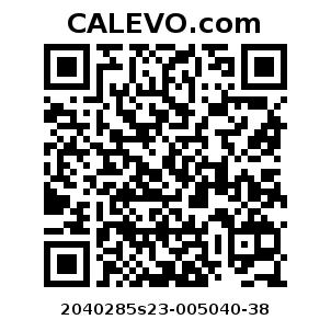 Calevo.com Preisschild 2040285s23-005040-38