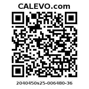 Calevo.com Preisschild 2040450s25-006480-36