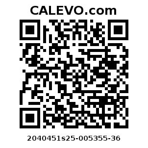 Calevo.com Preisschild 2040451s25-005355-36