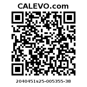 Calevo.com Preisschild 2040451s25-005355-38