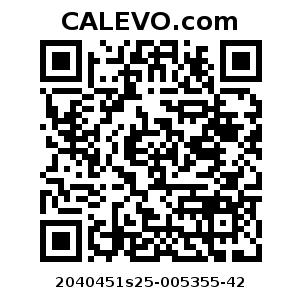 Calevo.com Preisschild 2040451s25-005355-42