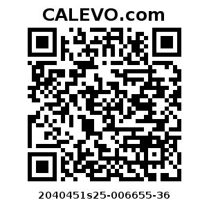 Calevo.com Preisschild 2040451s25-006655-36