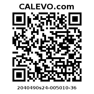 Calevo.com Preisschild 2040490s24-005010-36