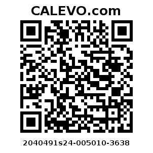 Calevo.com Preisschild 2040491s24-005010-3638