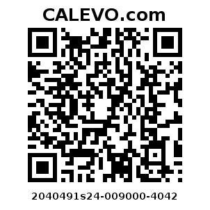 Calevo.com Preisschild 2040491s24-009000-4042