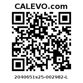 Calevo.com Preisschild 2040651s25-002982-L