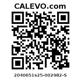 Calevo.com Preisschild 2040651s25-002982-S