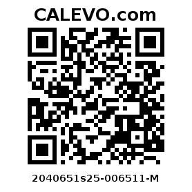 Calevo.com Preisschild 2040651s25-006511-M