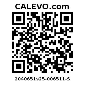 Calevo.com Preisschild 2040651s25-006511-S