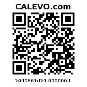 Calevo.com Preisschild 2040661d24-000000-L