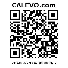 Calevo.com Preisschild 2040662d24-000000-S