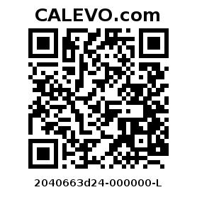 Calevo.com Preisschild 2040663d24-000000-L