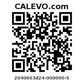 Calevo.com Preisschild 2040663d24-000000-S