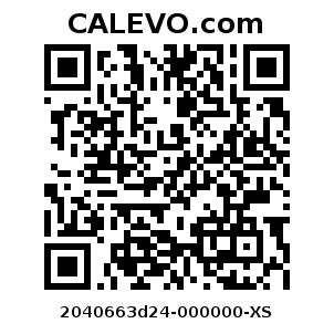 Calevo.com Preisschild 2040663d24-000000-XS