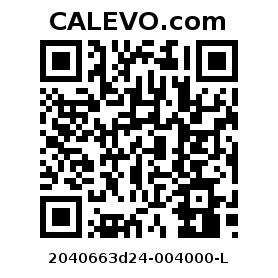 Calevo.com Preisschild 2040663d24-004000-L