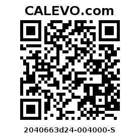 Calevo.com Preisschild 2040663d24-004000-S