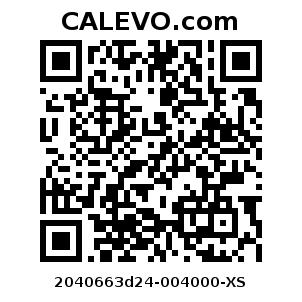 Calevo.com Preisschild 2040663d24-004000-XS