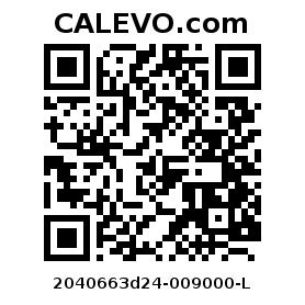 Calevo.com Preisschild 2040663d24-009000-L