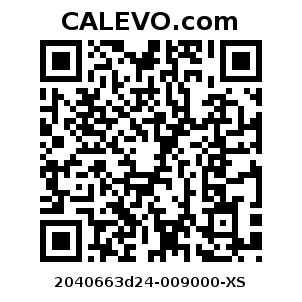 Calevo.com Preisschild 2040663d24-009000-XS