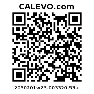 Calevo.com Preisschild 2050201w23-003320-53+