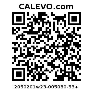 Calevo.com Preisschild 2050201w23-005080-53+